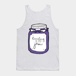 Purple Teaching is My Jam Tank Top